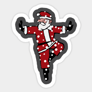 Dancing Santa 3 Sticker